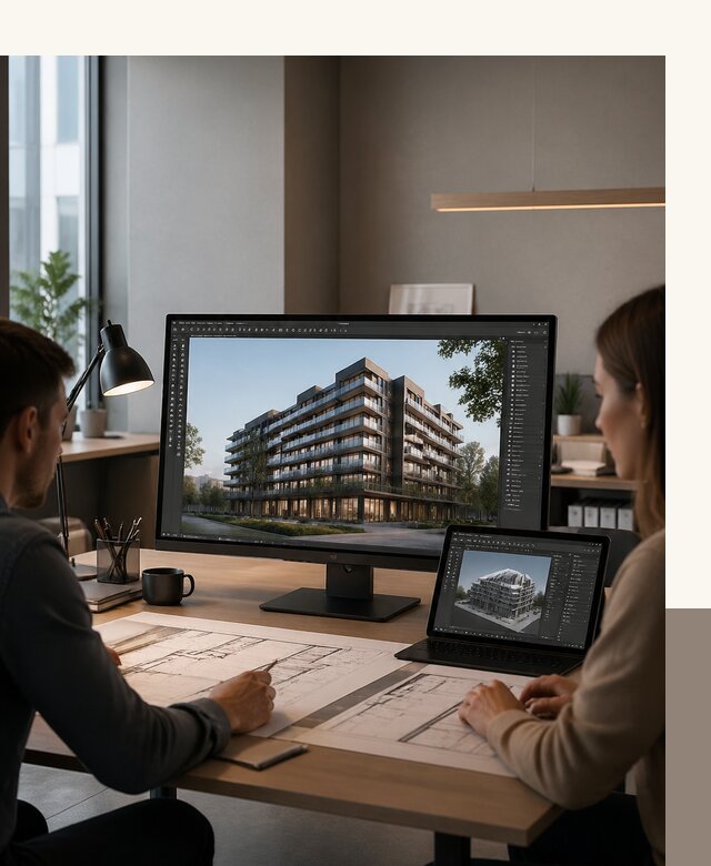 3D визуализация архитектуры и объектов строительства в Беслане